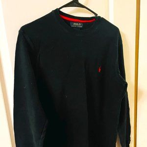 Polo Ralph Lauren Men's Medium Black Thermal Pullover